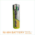 Size Aa Long Life Cylindrical Shape Rechargeable Nimh Battery 2200mah/1.2v